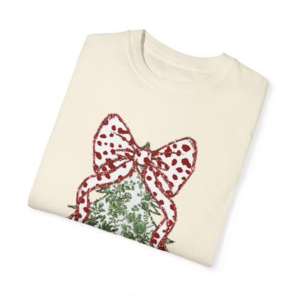 Glitter Christmas Tree Tee - Comfort Colors