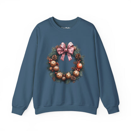 Christmas Wreath Crewneck - Gildan