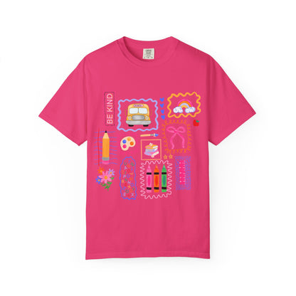 Back to School Collage Tee - Comfort Colors