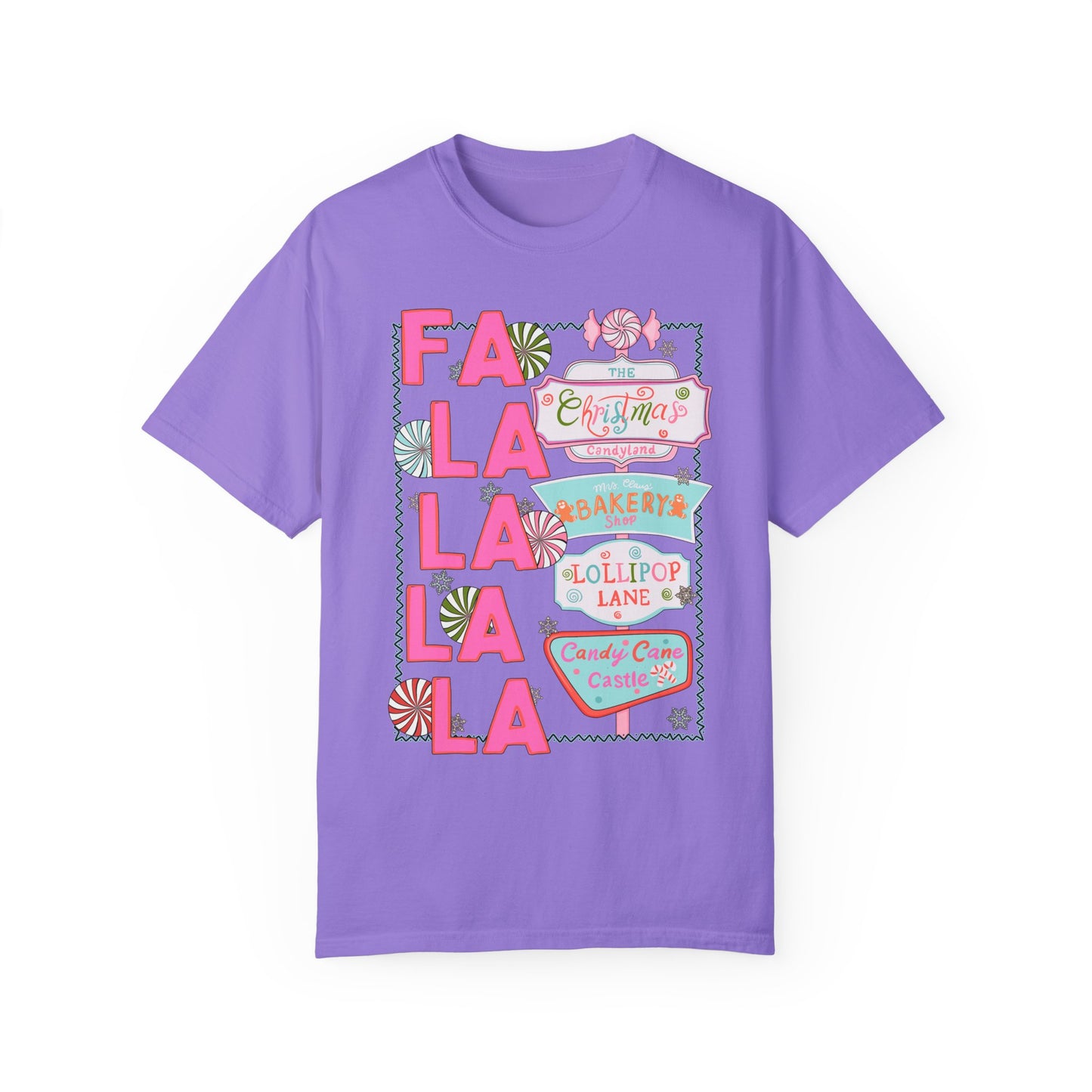 Fa La La La Tee - Comfort Colors