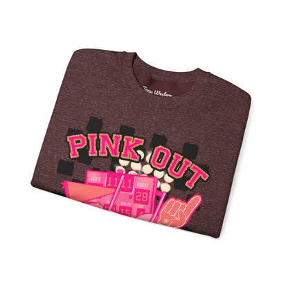 Pink Out Hawks Crewneck - Gildan