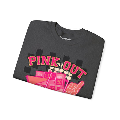 Pink Out Hawks Crewneck - Gildan