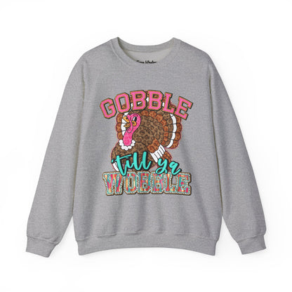 Gobble Till you Wobble Crewneck - Gildan
