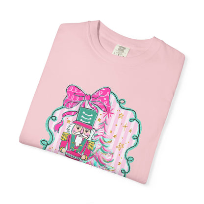 Pink Bow Nutcracker Tee - Comfort Colors