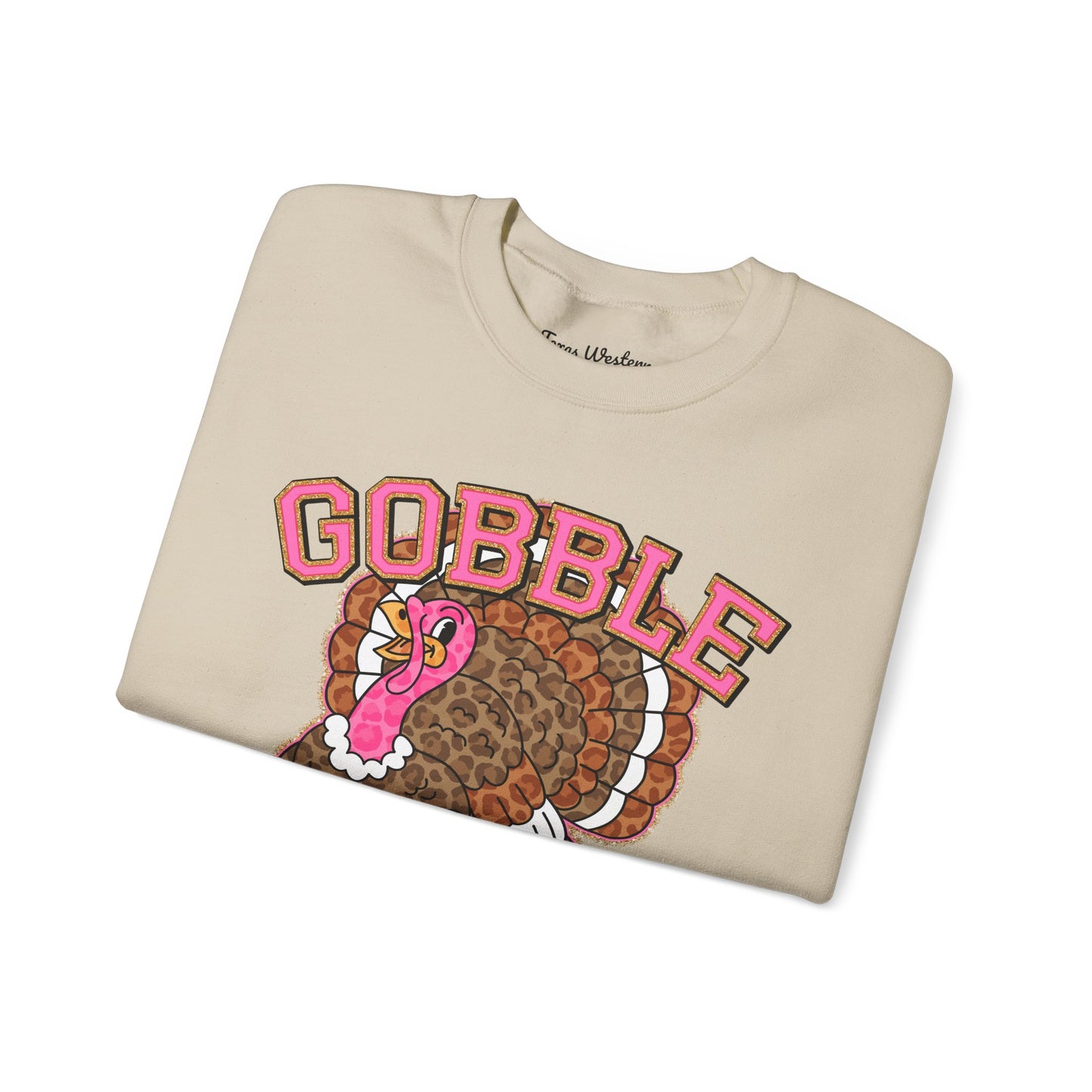 Gobble Till you Wobble Crewneck - Gildan