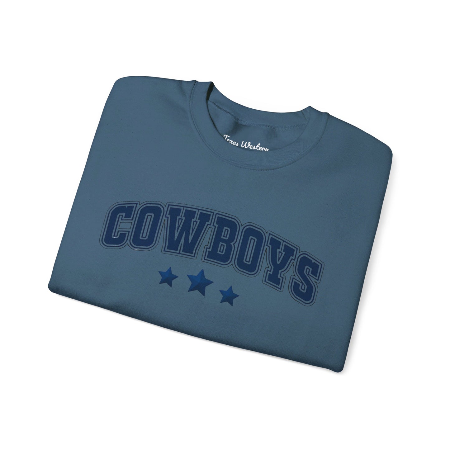 Cowboys Stars Crewneck - Gildan