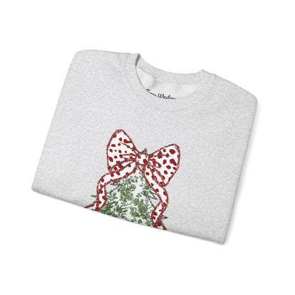 Glitter Christmas Tree Crewneck - Gildan