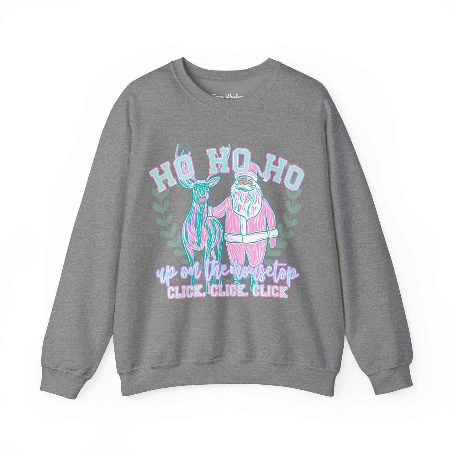 Up On the House Top Crewneck - Gildan