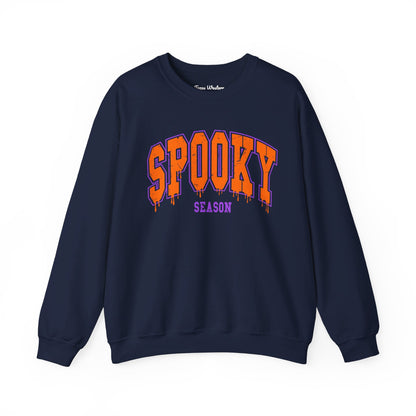 Orange Spooky Season Crewneck - Gildan