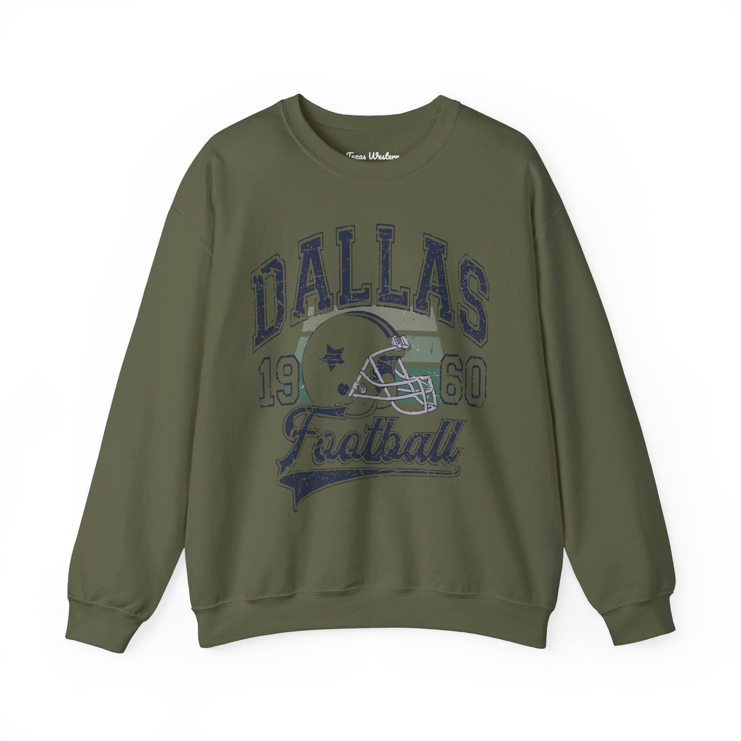 Dallas Football 1960 Crewneck - Gildan
