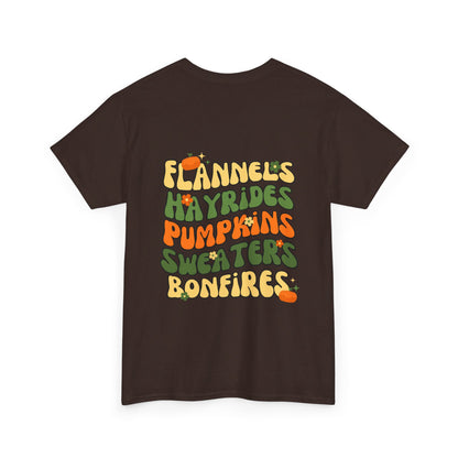 Fall Things Tee Front/Back Design - Gildan