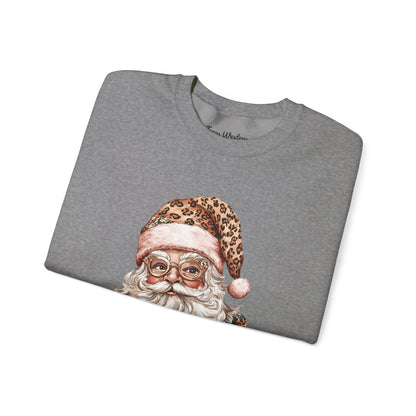 Cheetah Santa Crewneck - Gildan