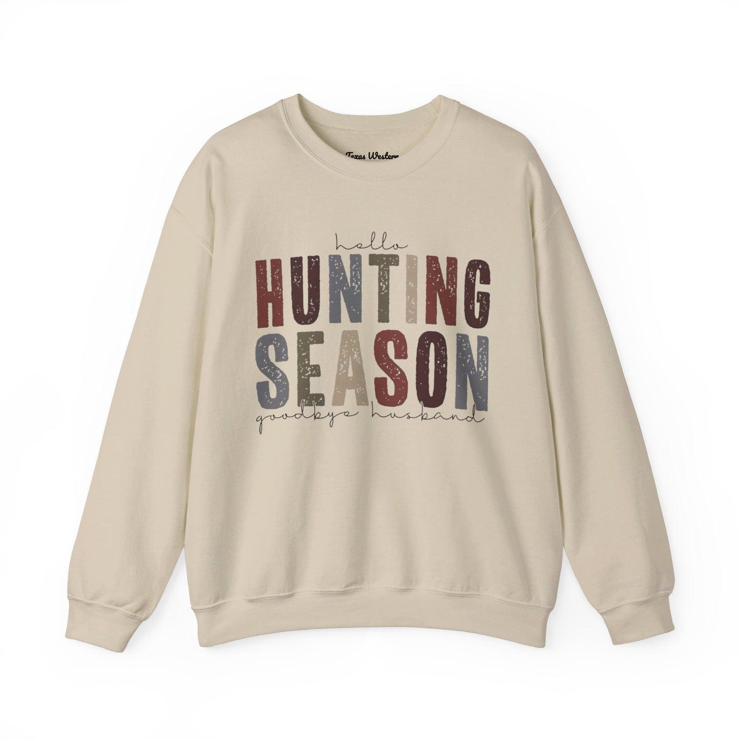 Hello Hunting Season Crewneck - Gildan