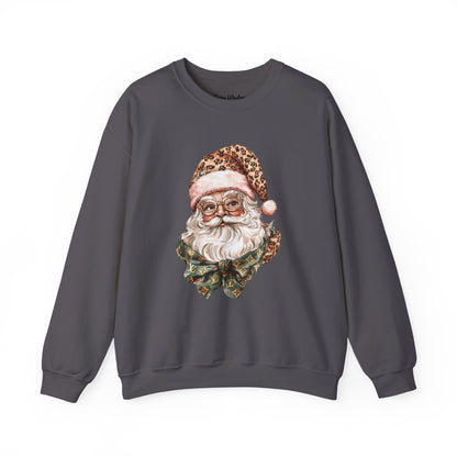 Cheetah Santa Crewneck - Gildan