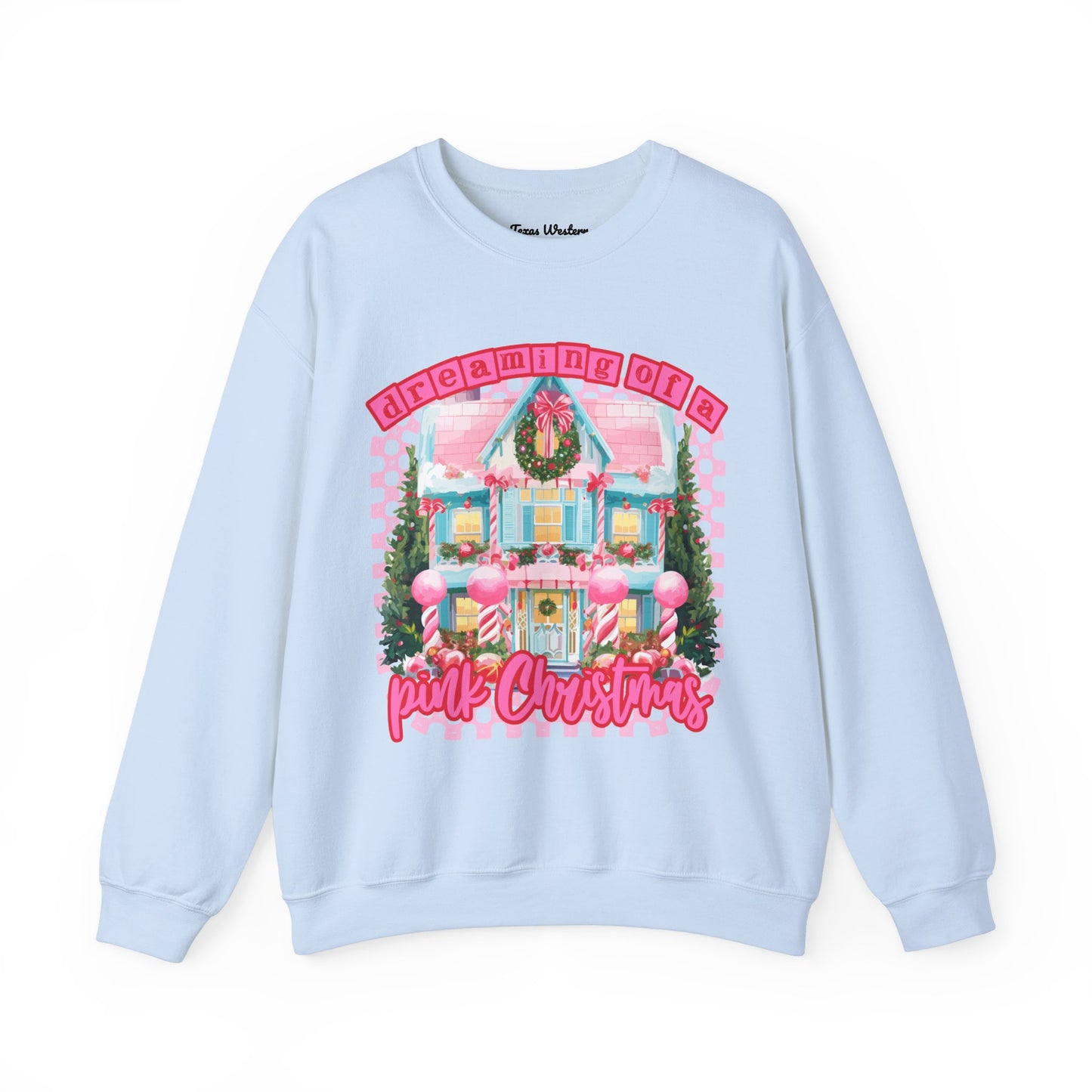 Dreaming of a pink Christmas Crewneck - Gildan