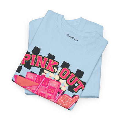 Pink Out Hawks Tee - Gildan