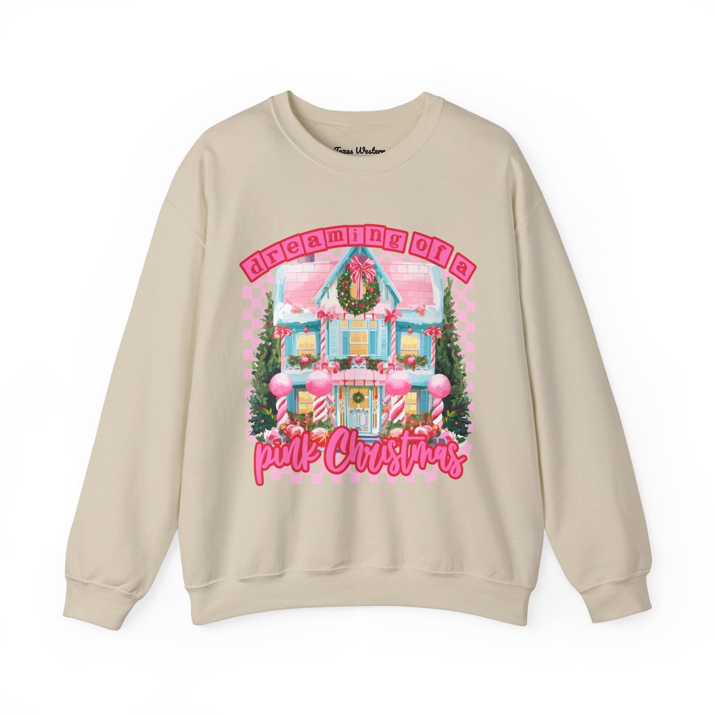 Dreaming of a pink Christmas Crewneck - Gildan
