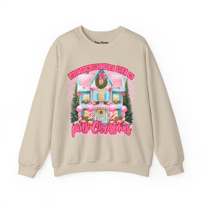 Dreaming of a pink Christmas Crewneck - Gildan
