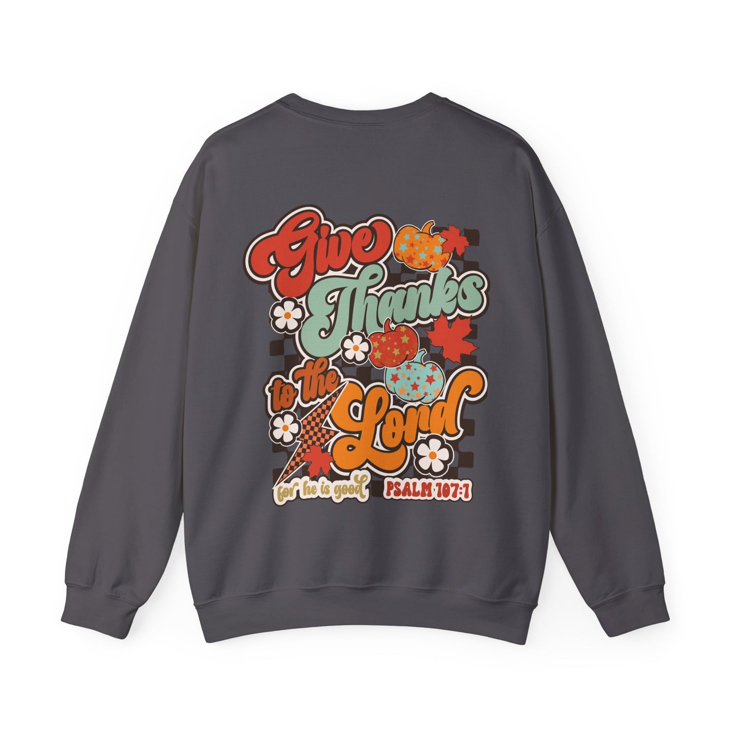 Give Thanks To The Lord - Red - Front/Back - Gildan