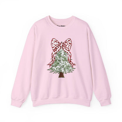 Glitter Christmas Tree Crewneck - Gildan