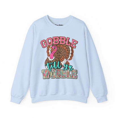 Gobble Till you Wobble Crewneck - Gildan