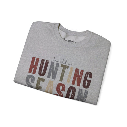 Hello Hunting Season Crewneck - Gildan