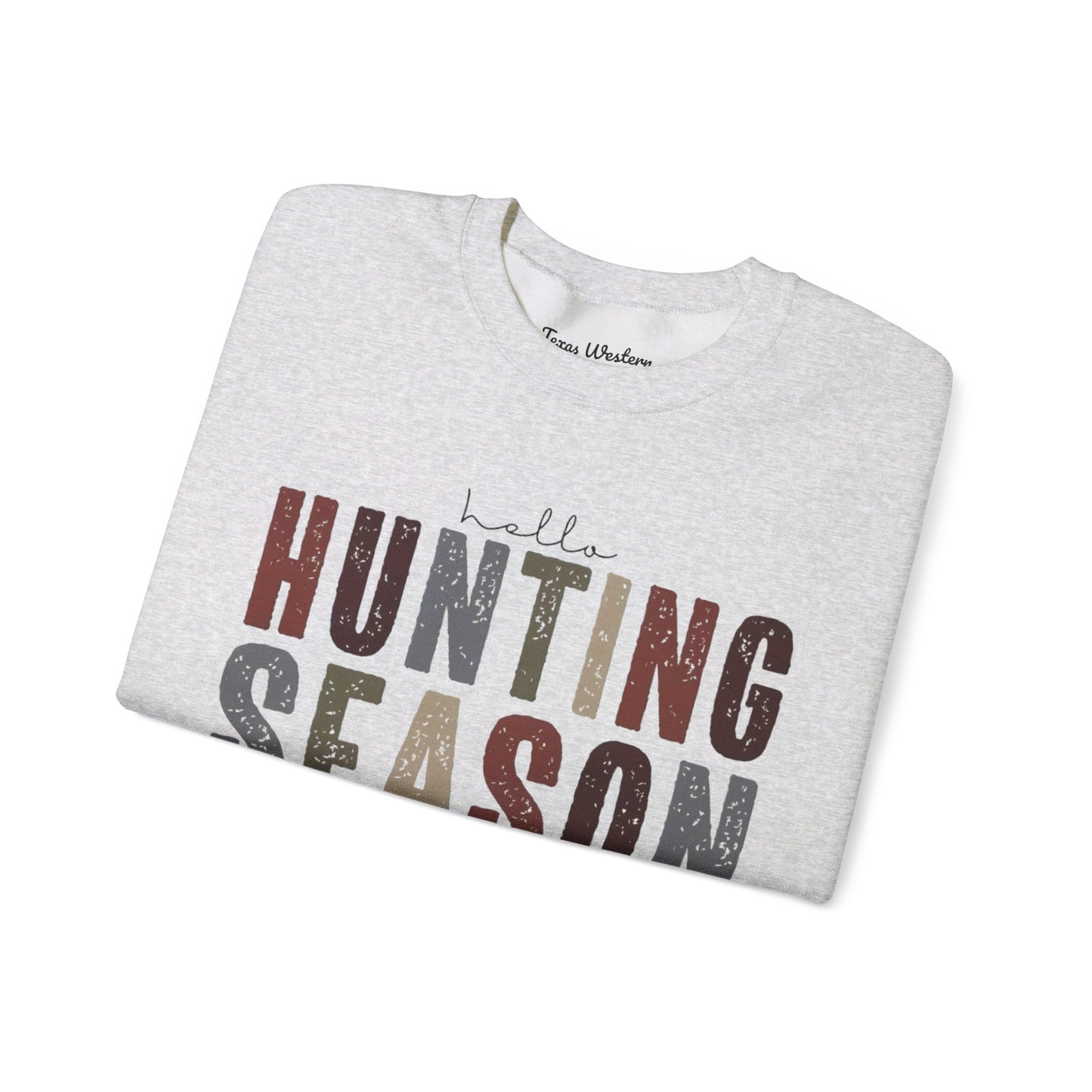 Hello Hunting Season Crewneck - Gildan