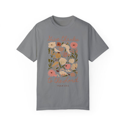 Give Thanks Boho Tee - Comfort Colors