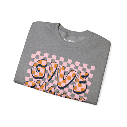 Give Thanks Crewneck - Gildan