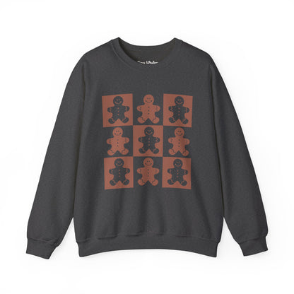 Checkered Gingerbread Crewneck - Gildan