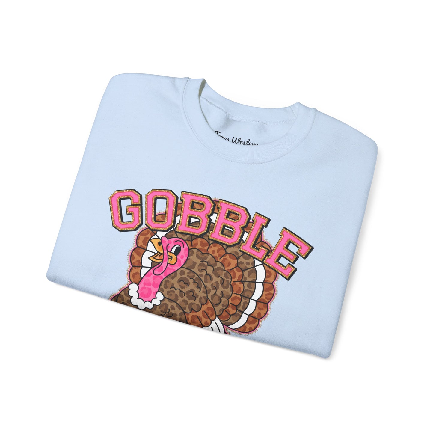 Gobble Till you Wobble Crewneck - Gildan