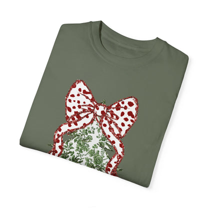 Glitter Christmas Tree Tee - Comfort Colors