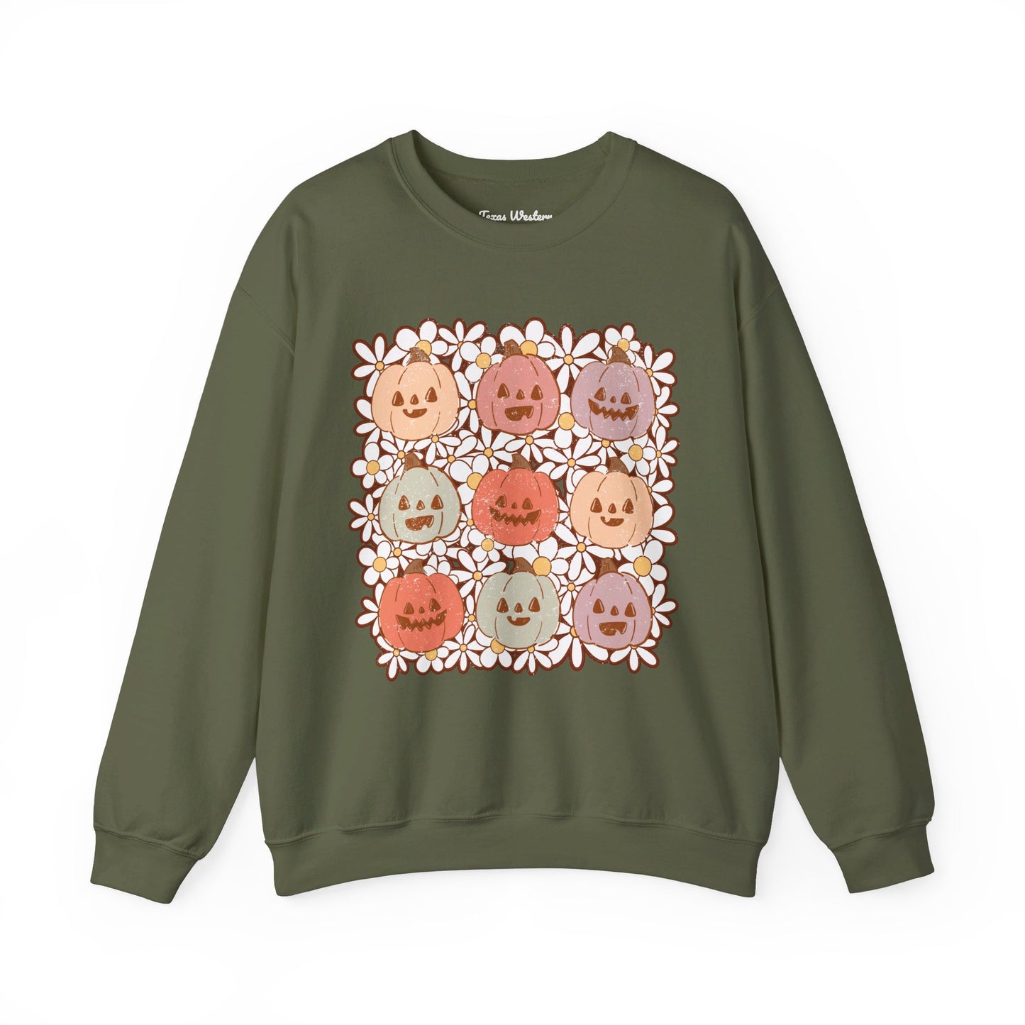 Nine Pumpkins Crewneck - Gildan