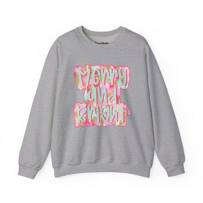 Merry & Bright Crewneck - Gildan