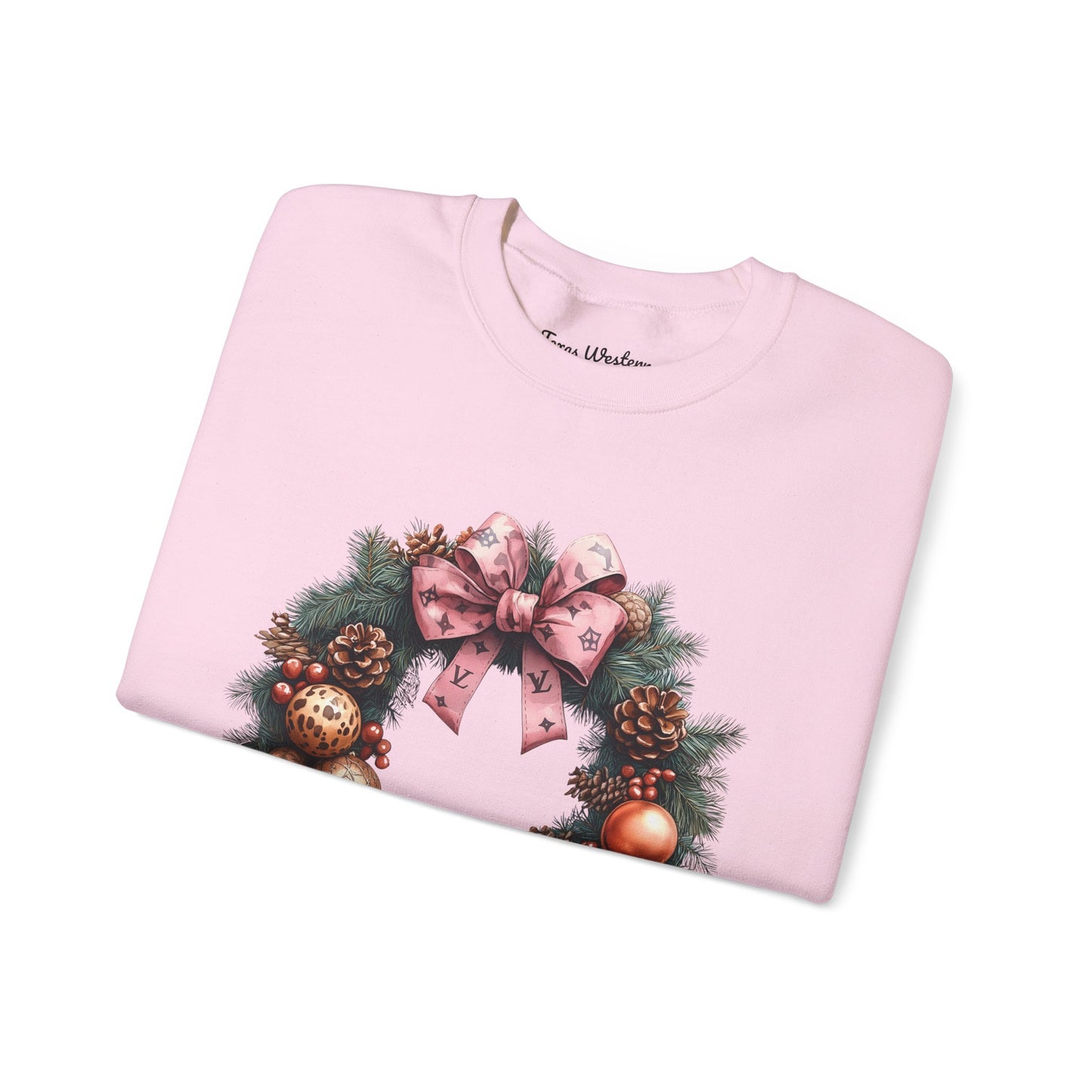 Christmas Wreath Crewneck - Gildan