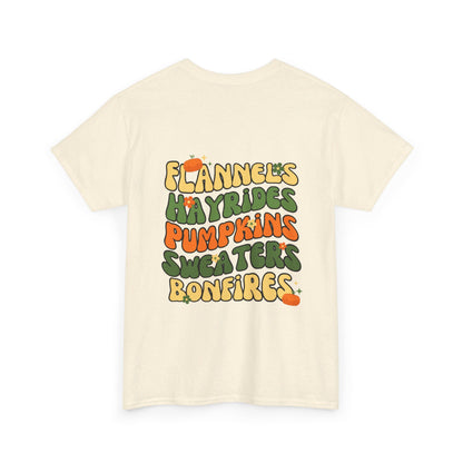 Fall Things Tee Front/Back Design - Gildan