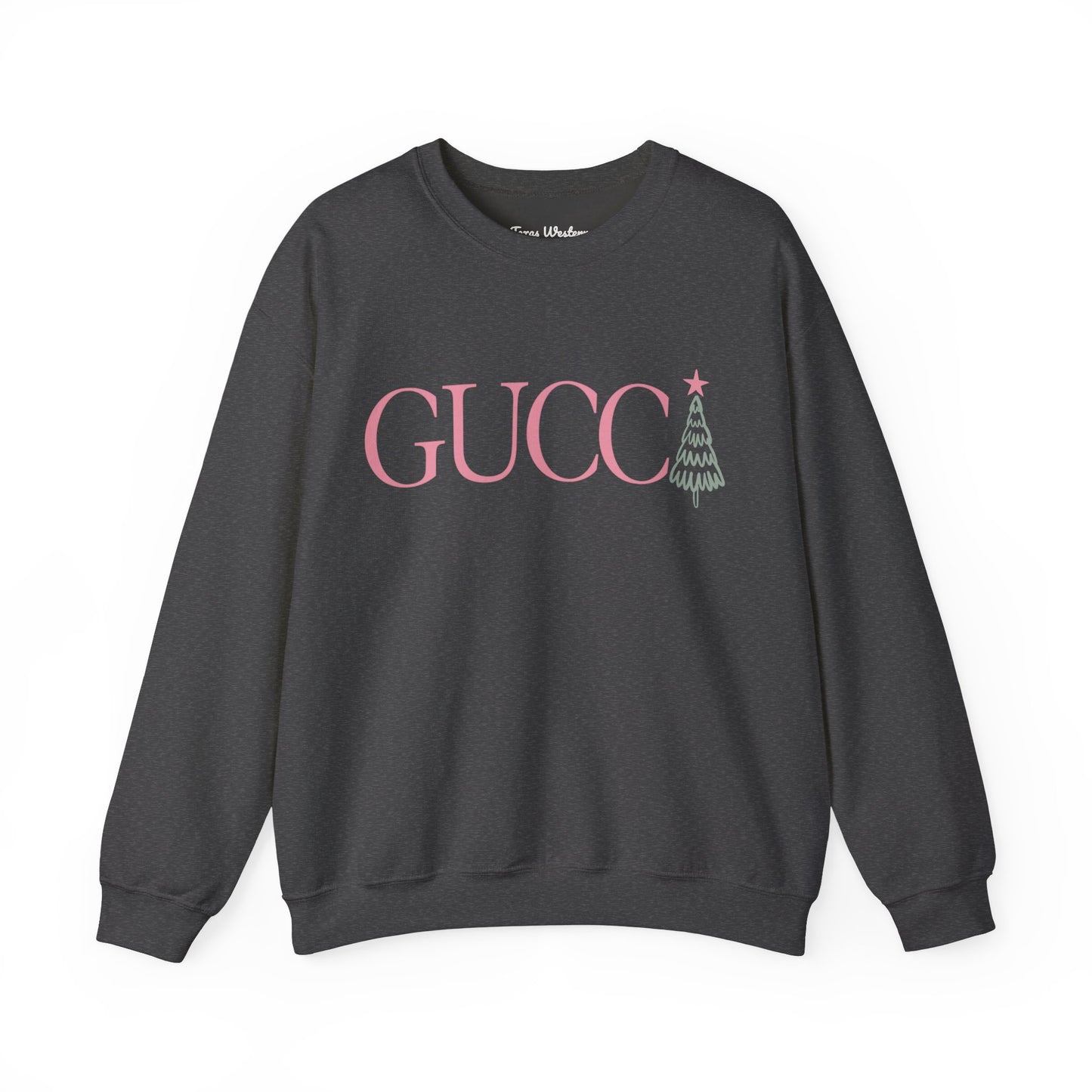 Gucc Tree Crewneck - Gildan