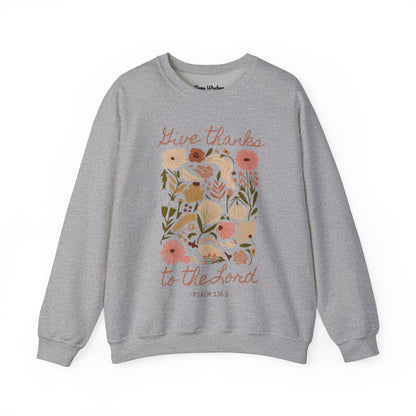 Give Thanks Boho Crewneck - Gildan