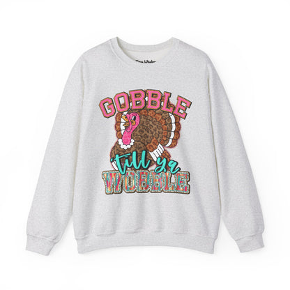 Gobble Till you Wobble Crewneck - Gildan