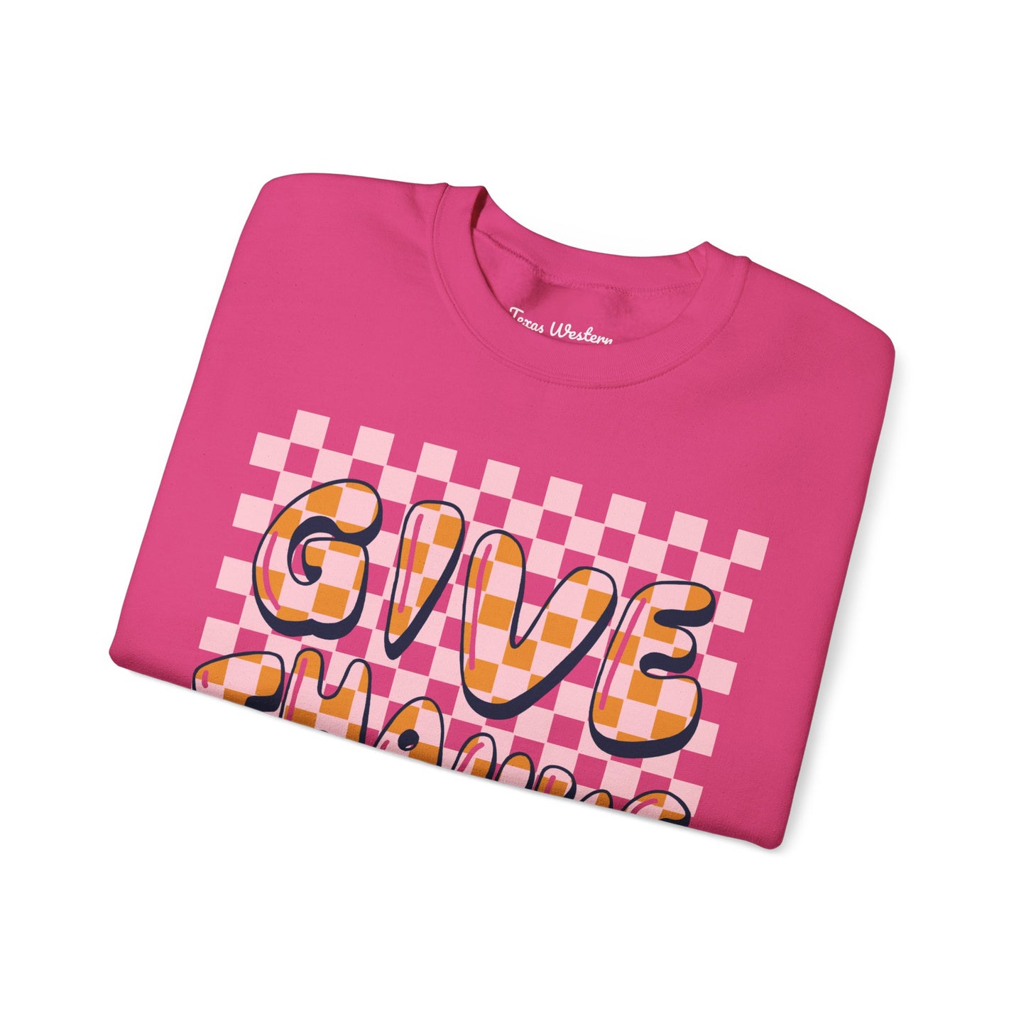 Give Thanks Crewneck - Gildan