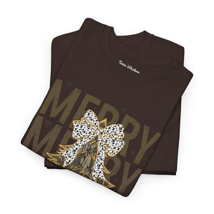 Camo Merry Christmas Tee - Gildan