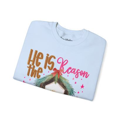 He is The Reason Crewneck - Gildan