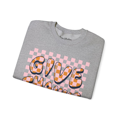 Give Thanks Crewneck - Gildan