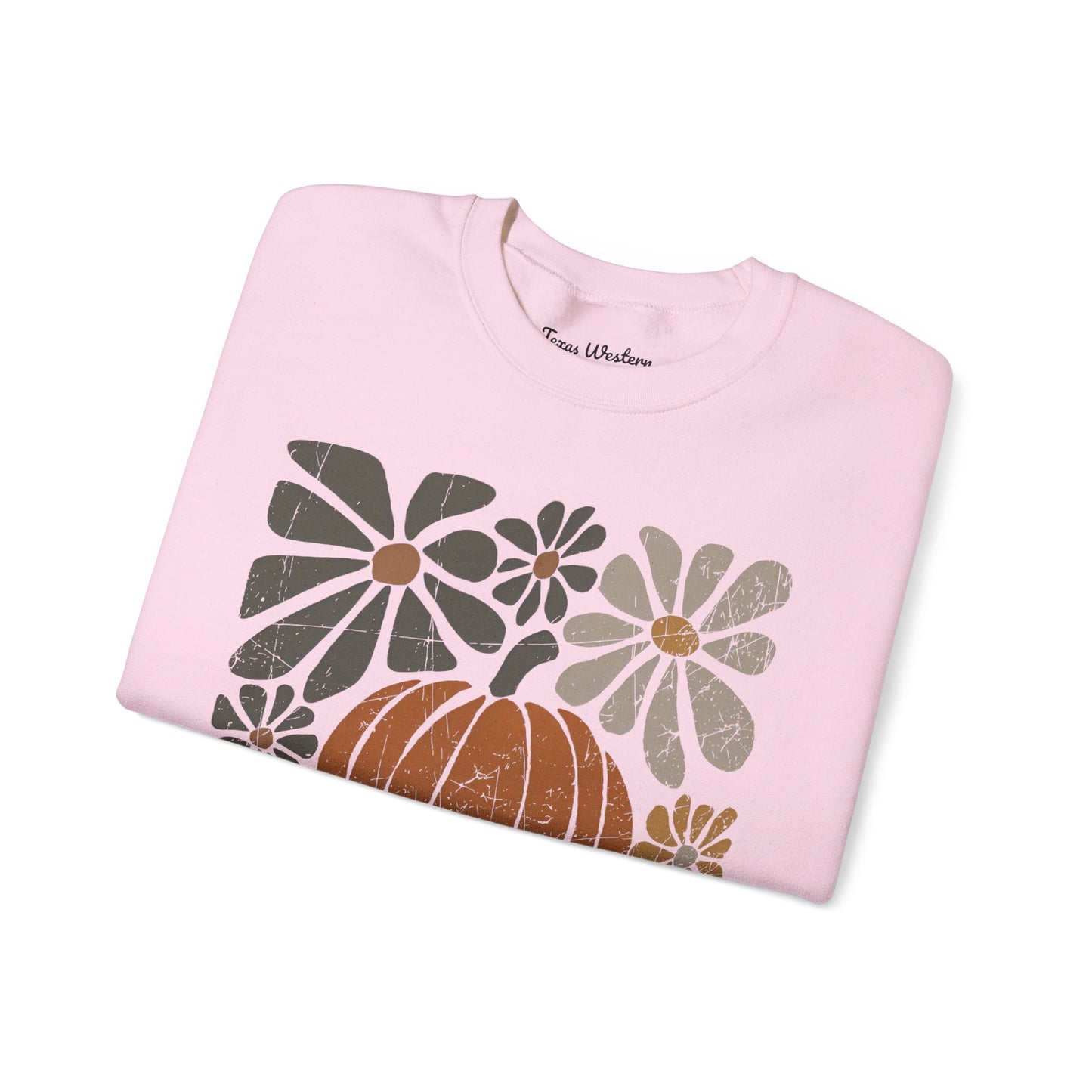 Boho Pumpkin Dark Crewneck - Gildan