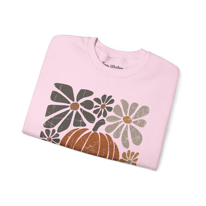Boho Pumpkin Dark Crewneck - Gildan