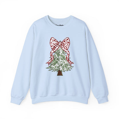 Glitter Christmas Tree Crewneck - Gildan