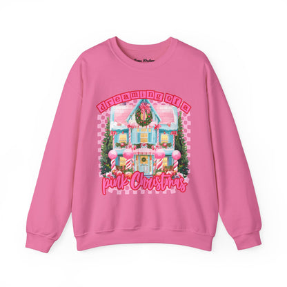 Dreaming of a pink Christmas Crewneck - Gildan