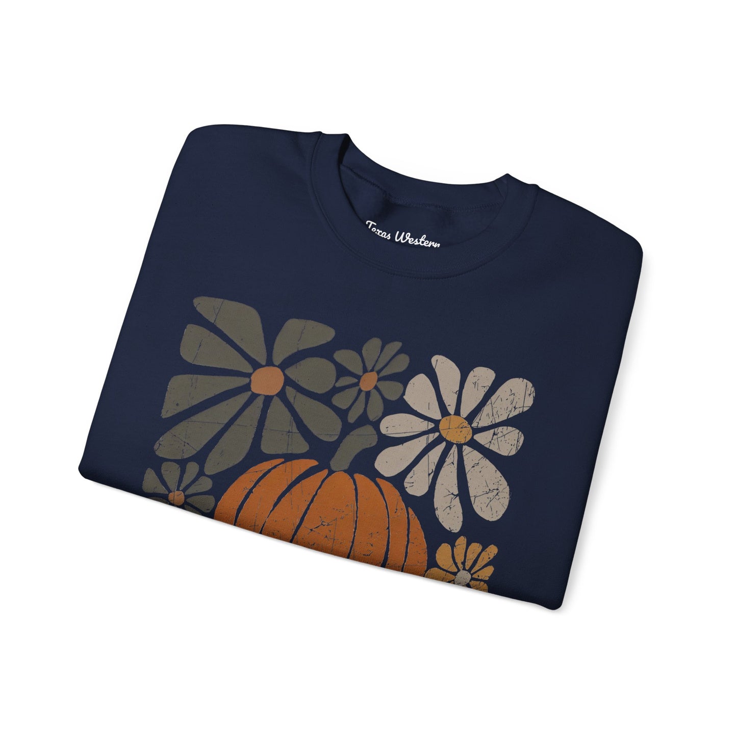 Boho Pumpkin Dark Crewneck - Gildan