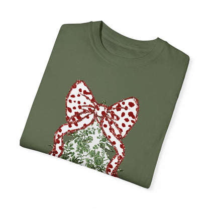 Glitter Christmas Tree Tee - Comfort Colors