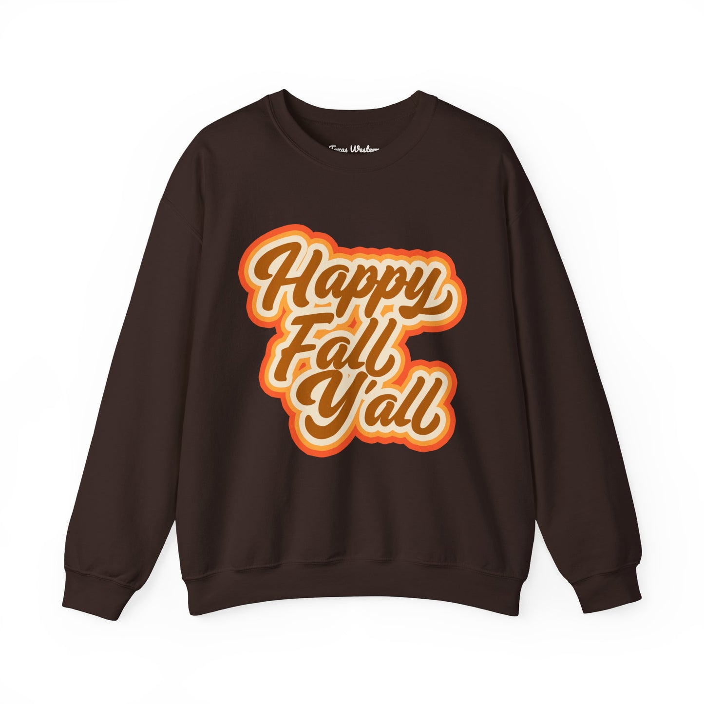 Happy Fall Y'all Crewneck - Gildan